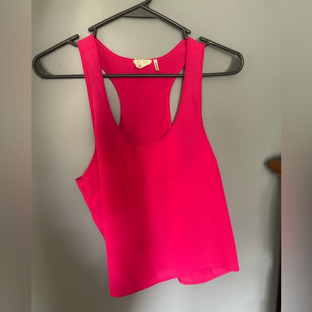 Women's Hot Pink Racerback Tank Top